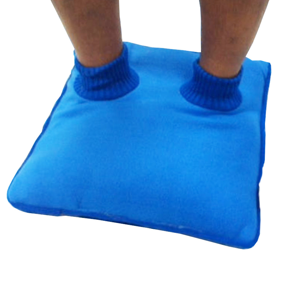 Fleece Throw and Foot Warming Pillow Set